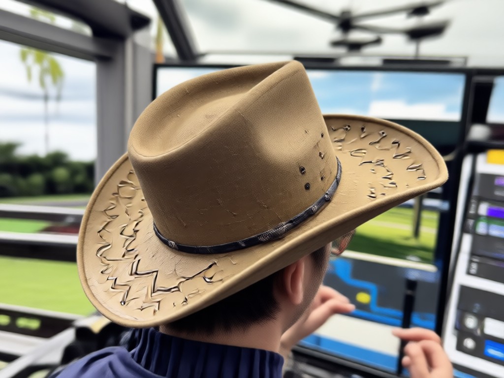 Realistic AI rendering showing accurate hat shadows on a face