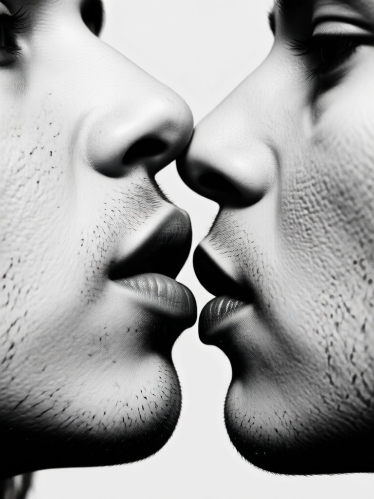 Grainy Artistic Kiss Video