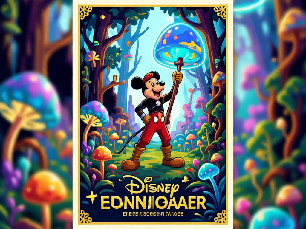 Proceso de creación de póster Disney con IA