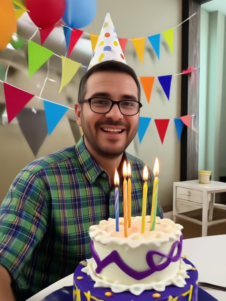 아버지를 위한 감성적인 생일 영상 예시