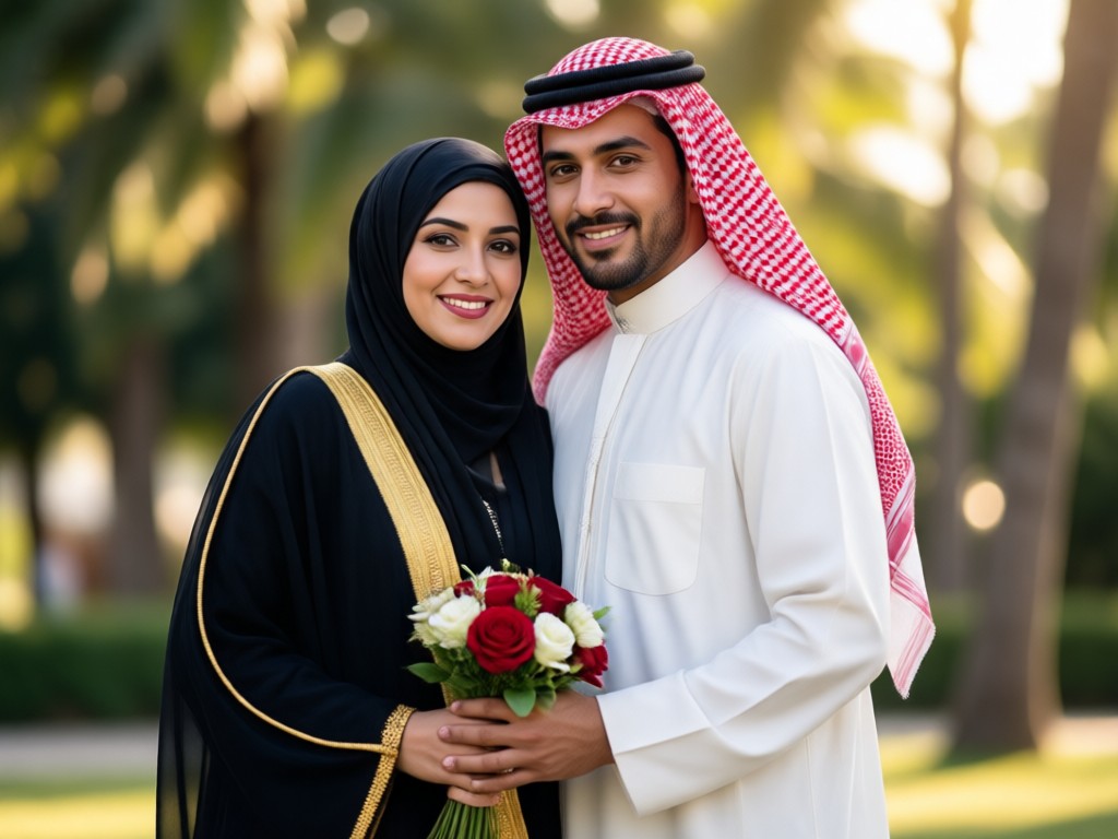 AI generated traditional Arabic clothing