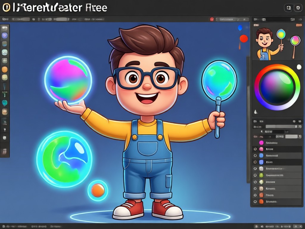 3d cartoon character customization options
