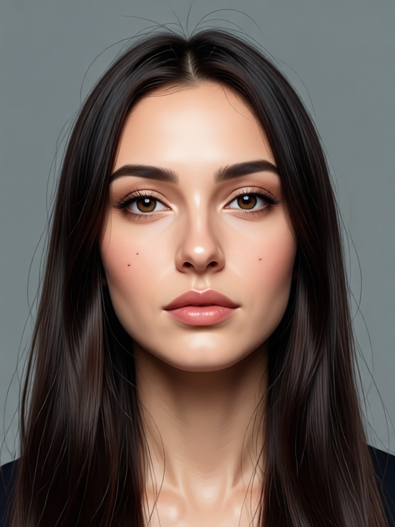 AI enhanced headshot showing detailed retouching