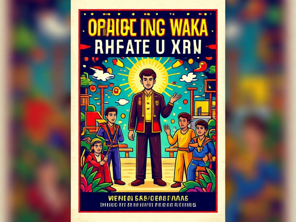 AI transforming photo into Filipino art style