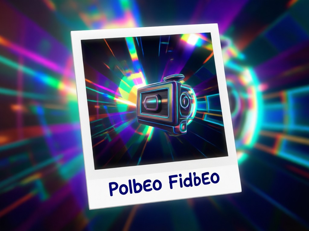 Muestra del movimiento flotante natural en un vídeo Polaroid