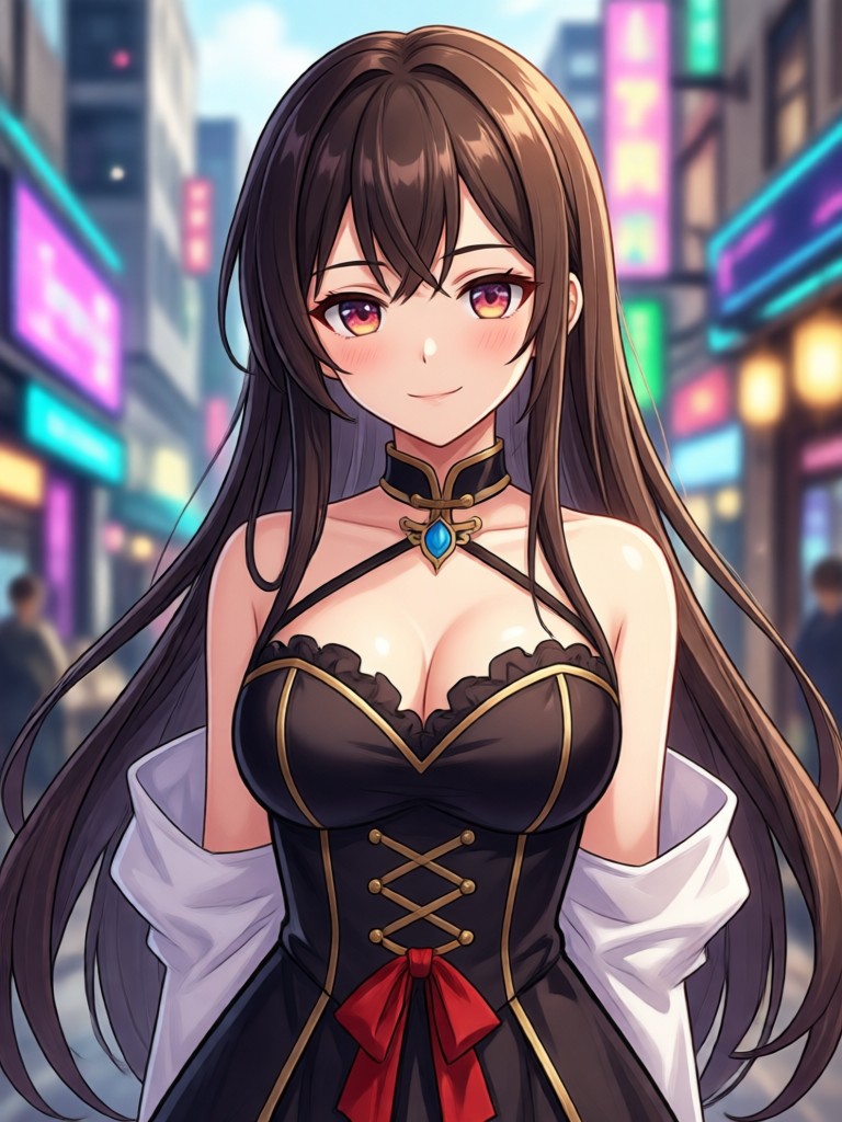 Cyberpunk Edgerunners style anime filter