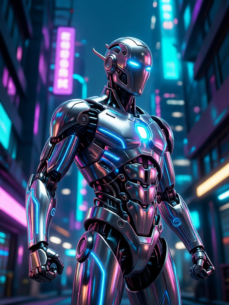 Villain vs hero AI action scene