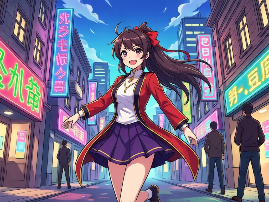 Muestra de la enorme biblioteca de filtros de estilo anime