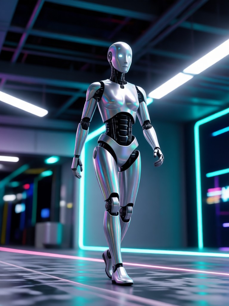 AI walking video from portrait example 4