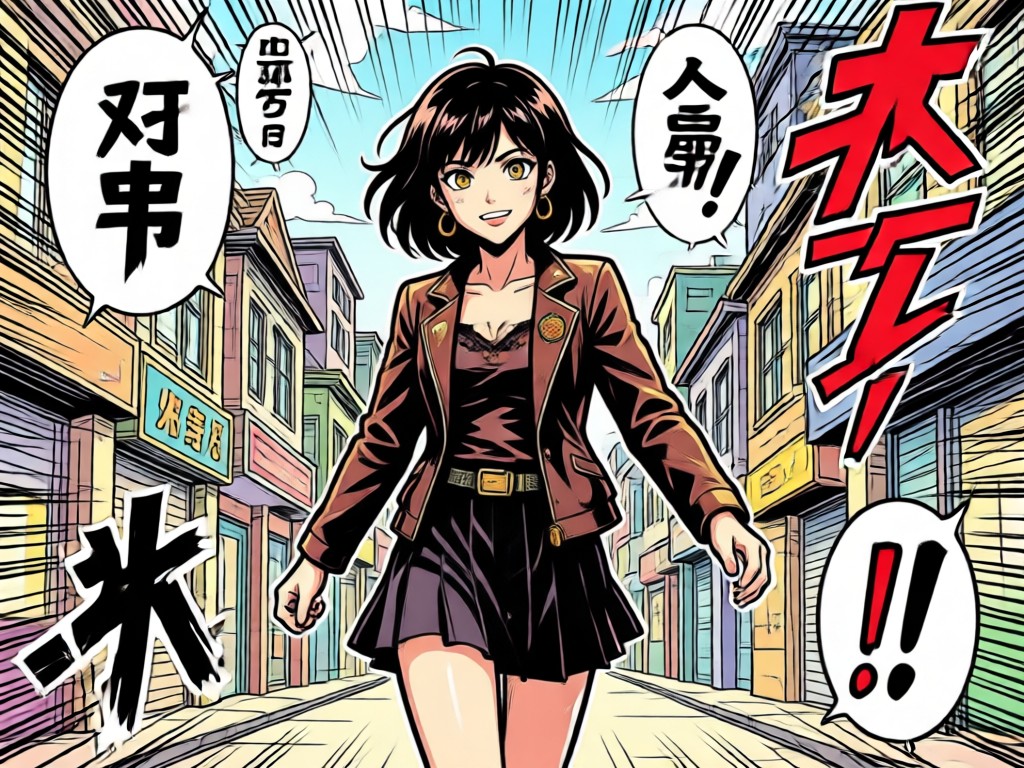 Comparação mostrando filtro de mangá de IA de alta qualidade versus filtro de baixa qualidade