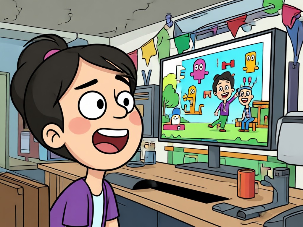 Cartoon style variety showcase