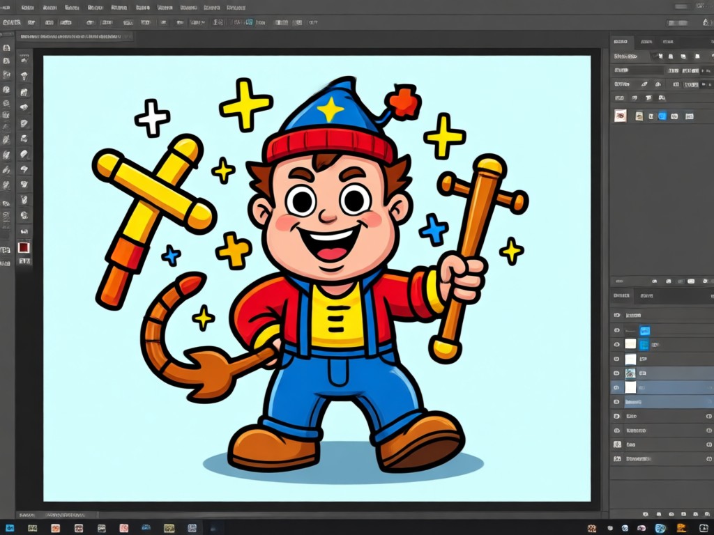 Cartoon-Charakter-Stilfilter