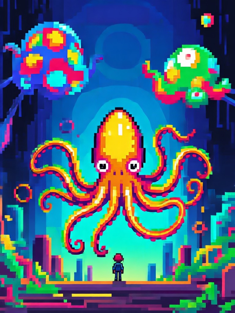 Anime style Squid Game filter applied to a portrait