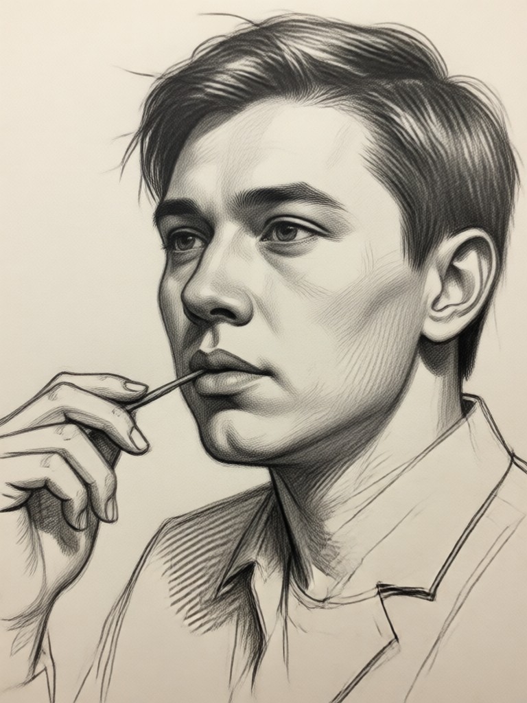 Soft sketch artistic filter example