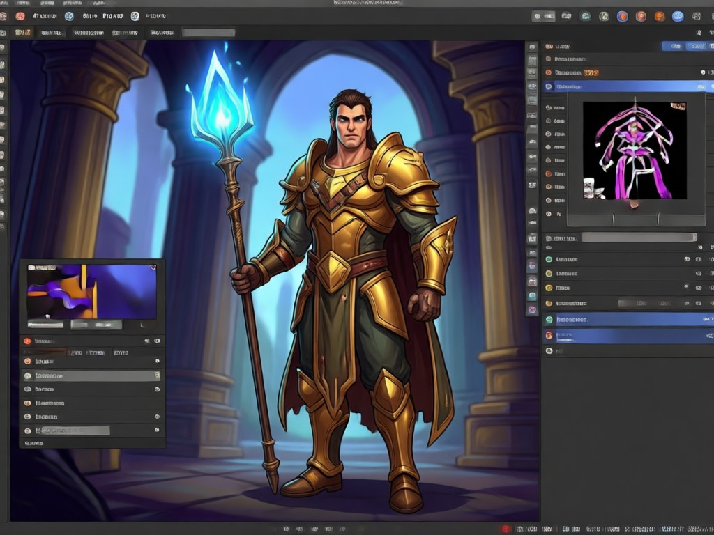 Un grupo de diversos retratos de personajes de D&D