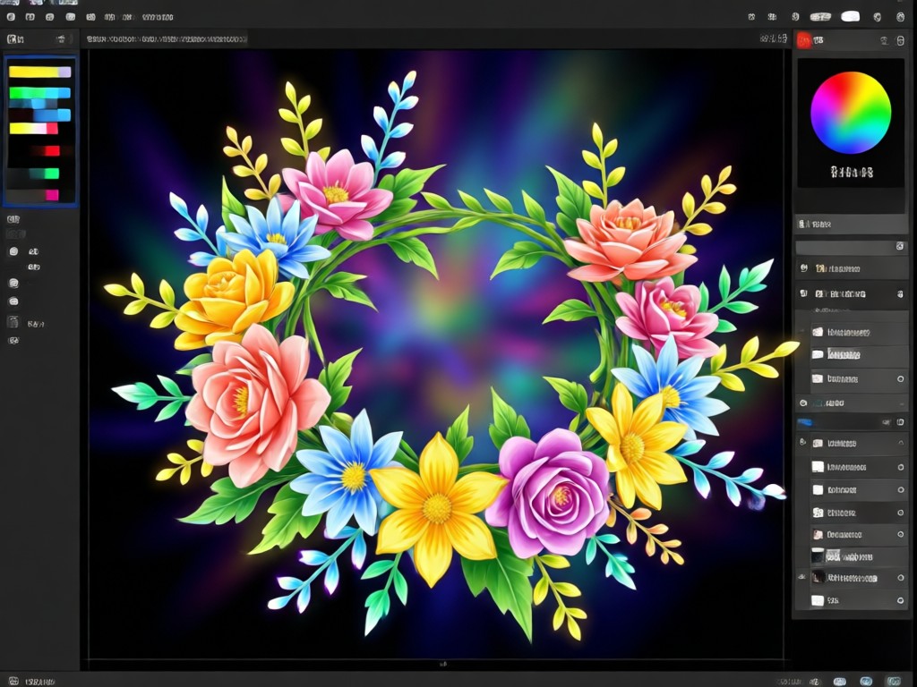 flower crown style library AI generator
