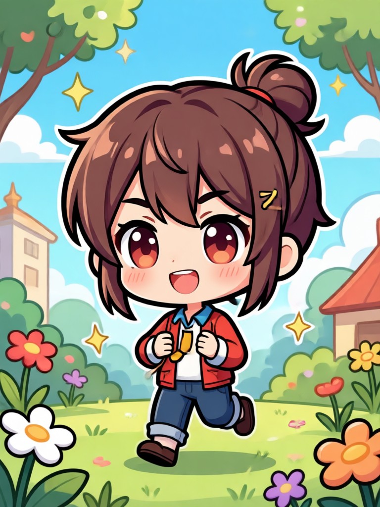 Chibi pet cartoon video effect