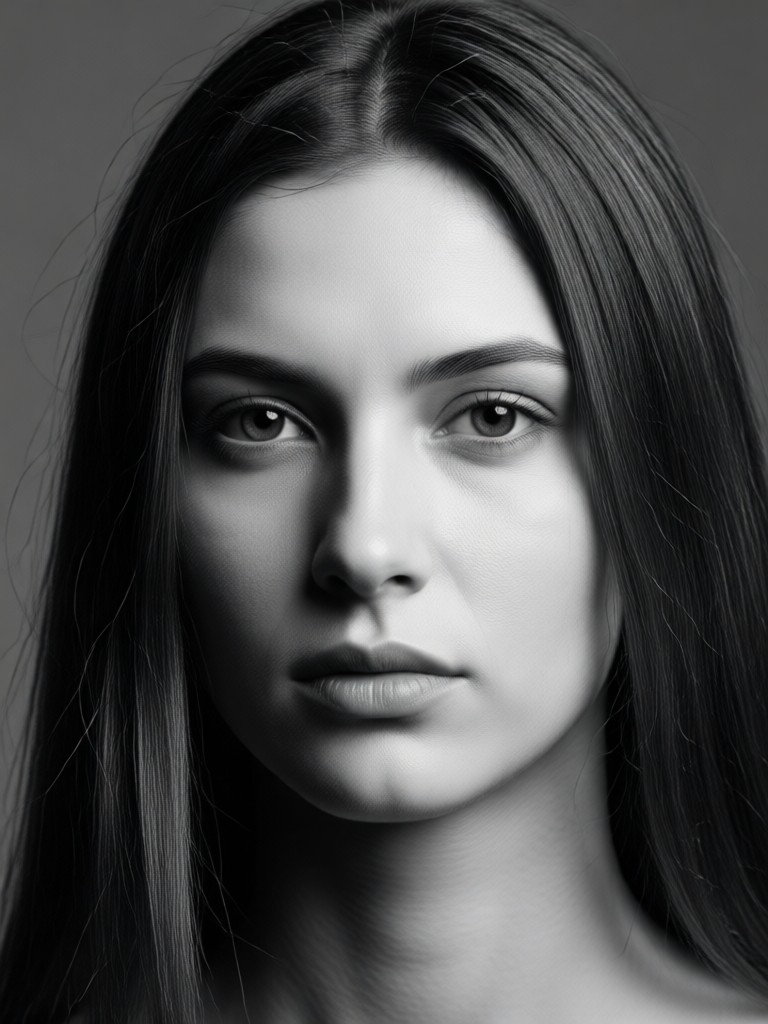 Dramatic Shadow Portrait Style