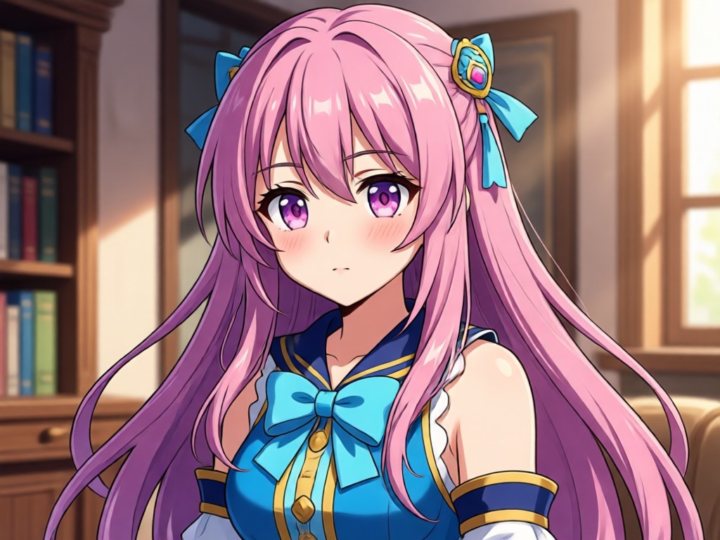 High definition close-up of a detailed anime conversion