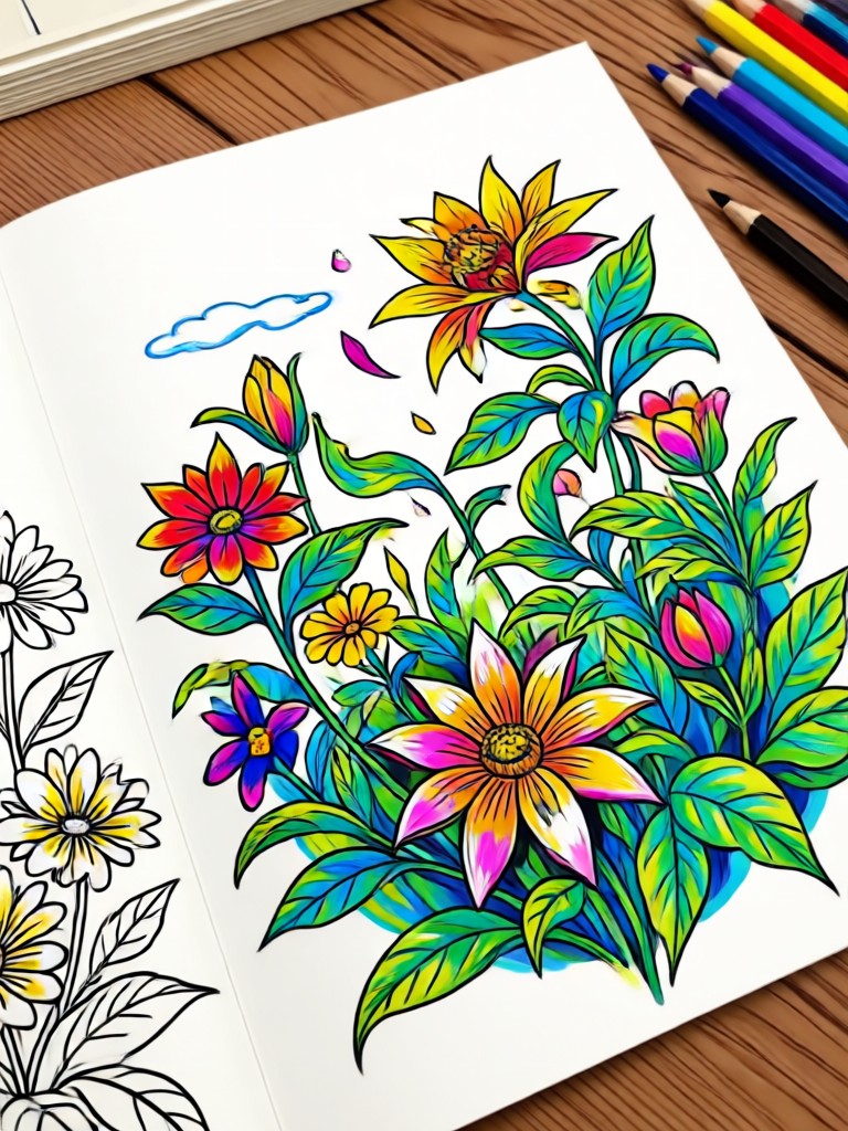 Intricate Mandala and Pattern Coloring Designs