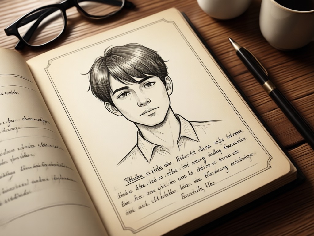 Comparison showing manual edit vs AI yearbook photo generator result