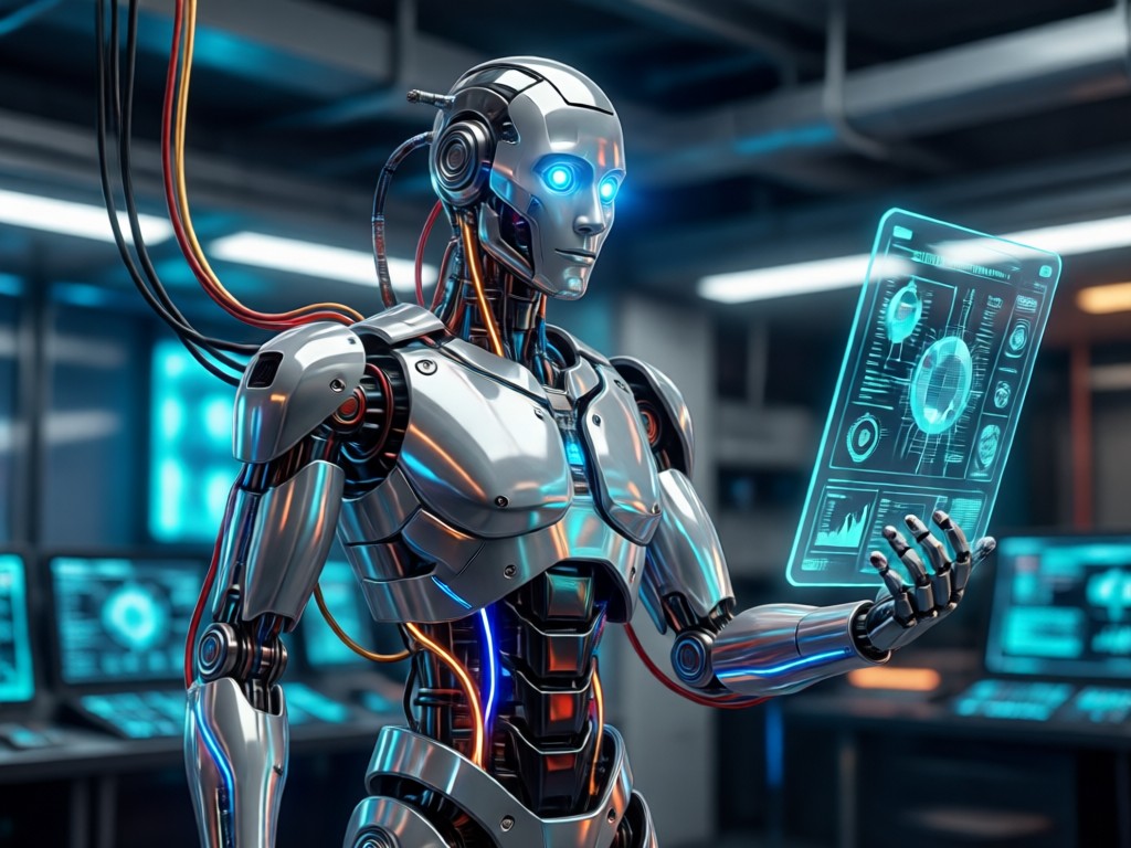AI robot filter realistic detail feature