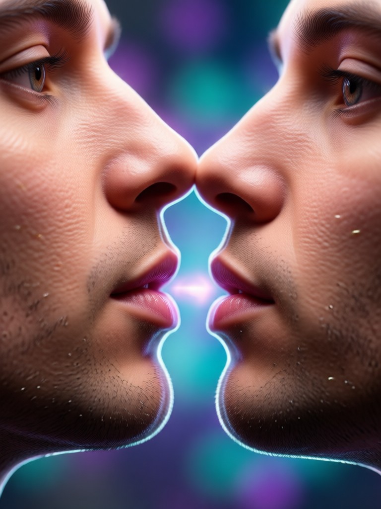 AI-generated kiss for a wedding video teaser