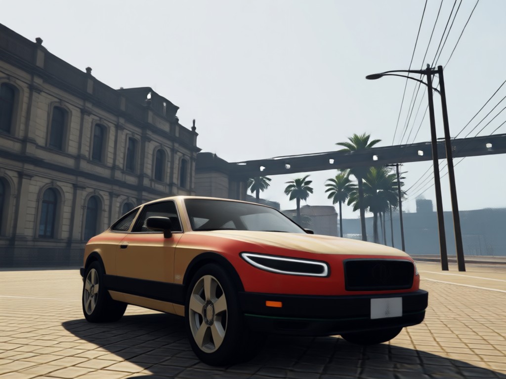 Photo transformed into a GTA style character
