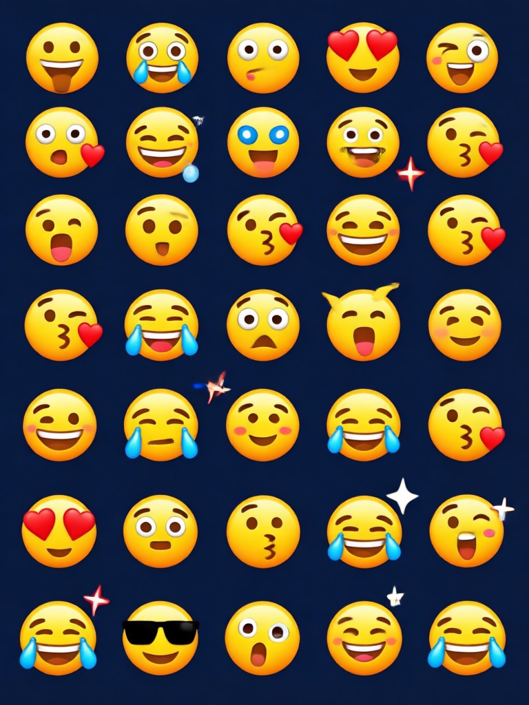 Cute couple matching AI emojis