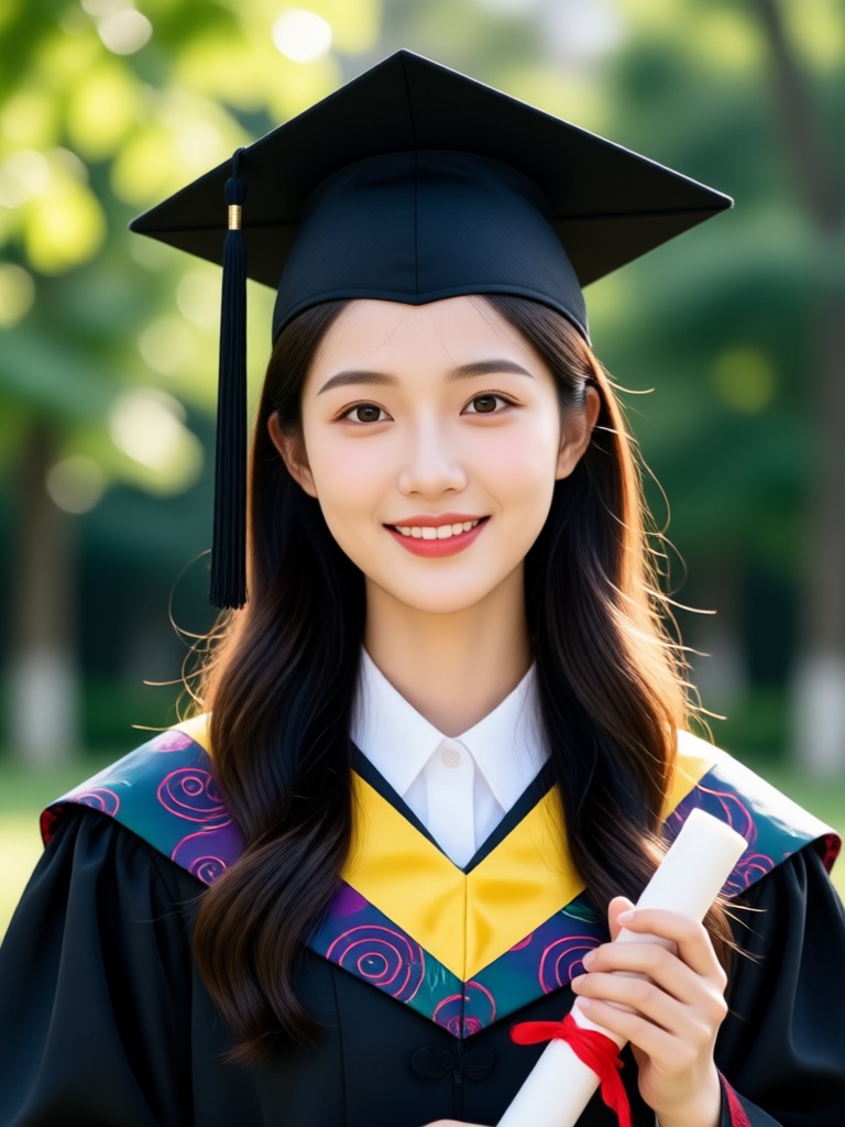 High school graduation AI image