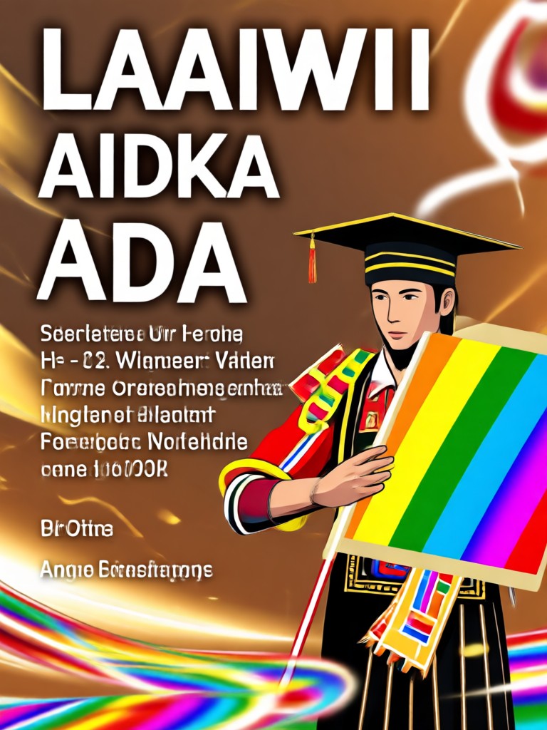 Patriotic Filipino flag themed AI poster