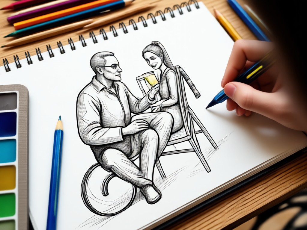 एक टैप से स्केच इमेज ऑनलाइन जनरेट करें