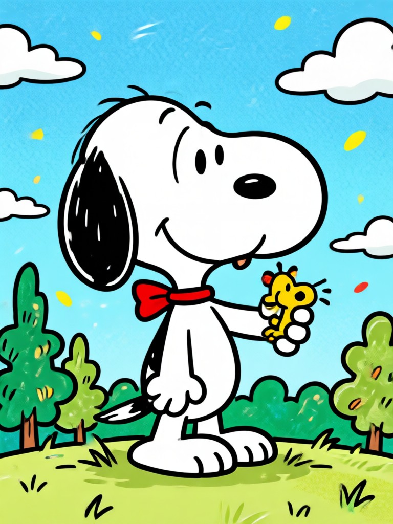 Criação do filtro AI Snoopy como Ás Voador