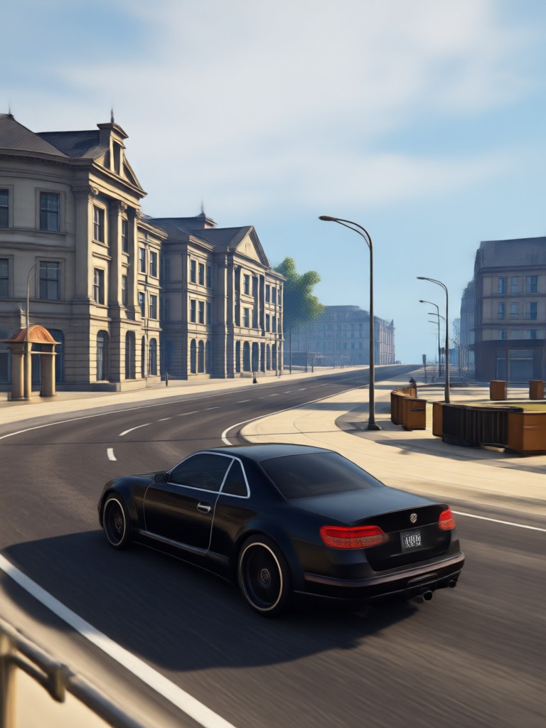 KI-generierter GTA-Charakter in einem Anzug