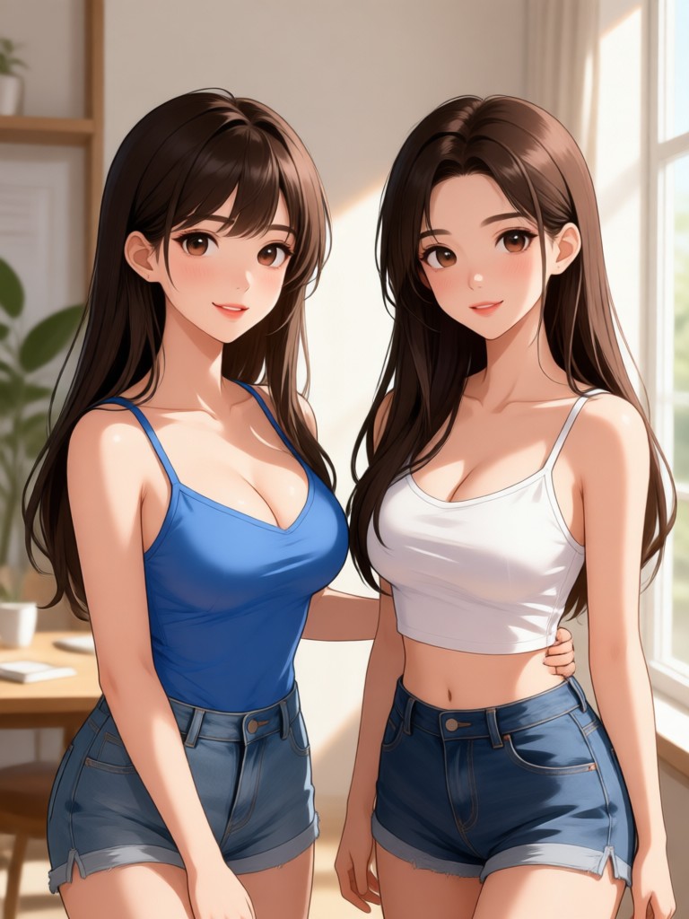 Babe hasil AI dengan gaya lukisan cat air