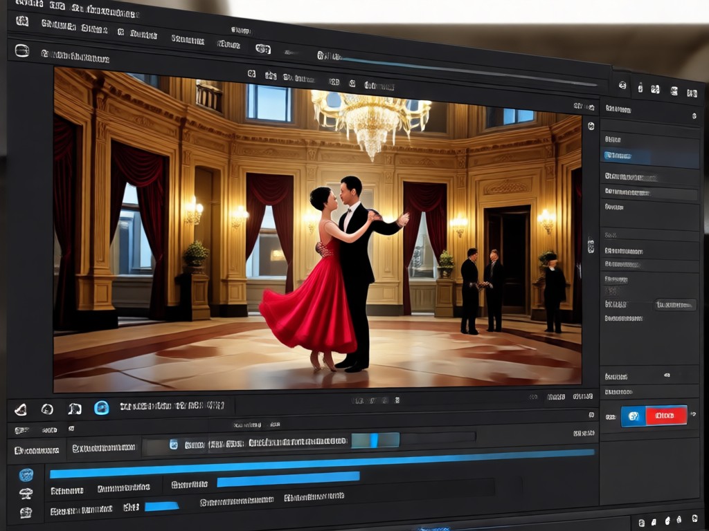 AI generated couple dancing in sync