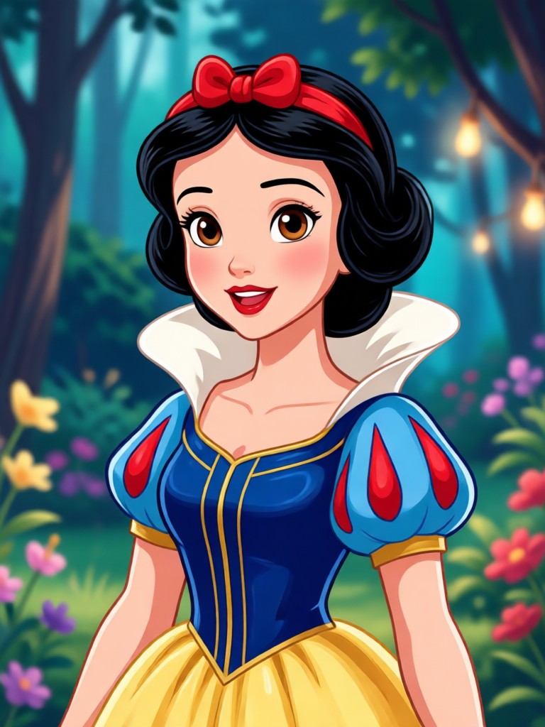 KI Disney-Prinzessin Tiana-Verwandlung