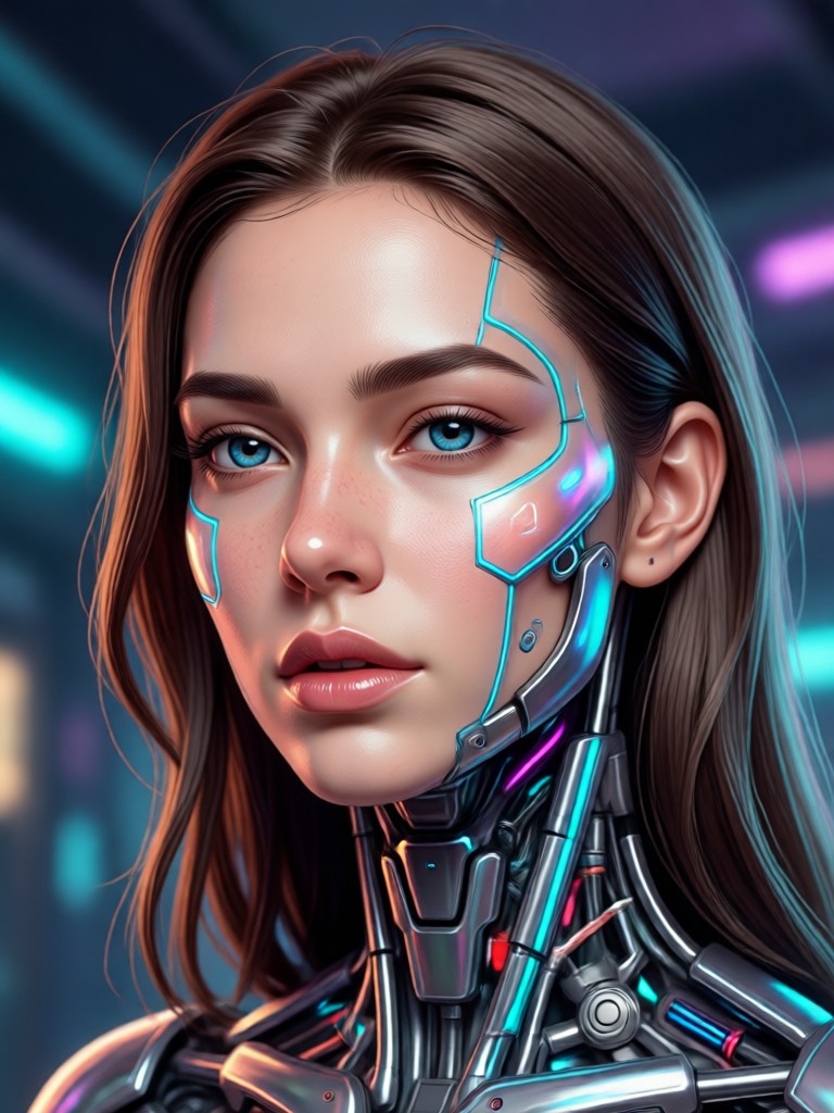 Retro futurism AI generated icon