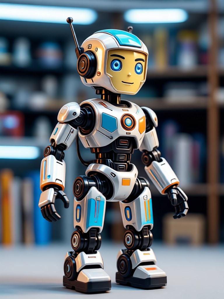 Cyberpunk transformation of a classic action figure