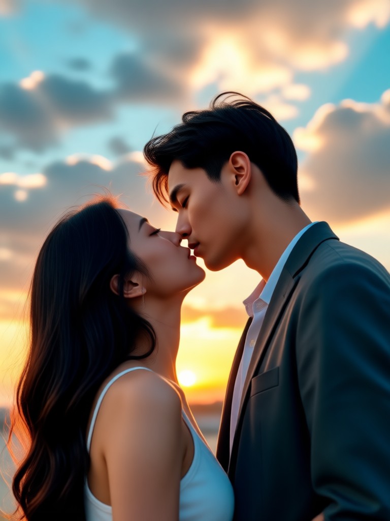 AI 생성 로맨틱 재회 장면
