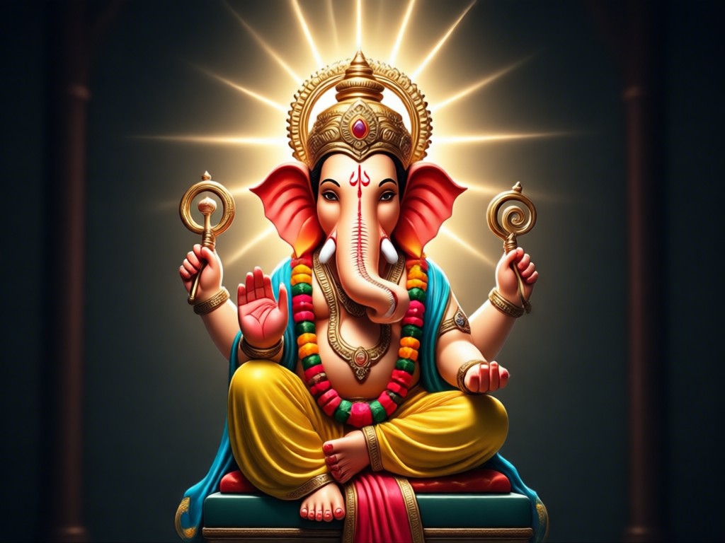 Personal Ganesha idol transformed with AI Aarti
