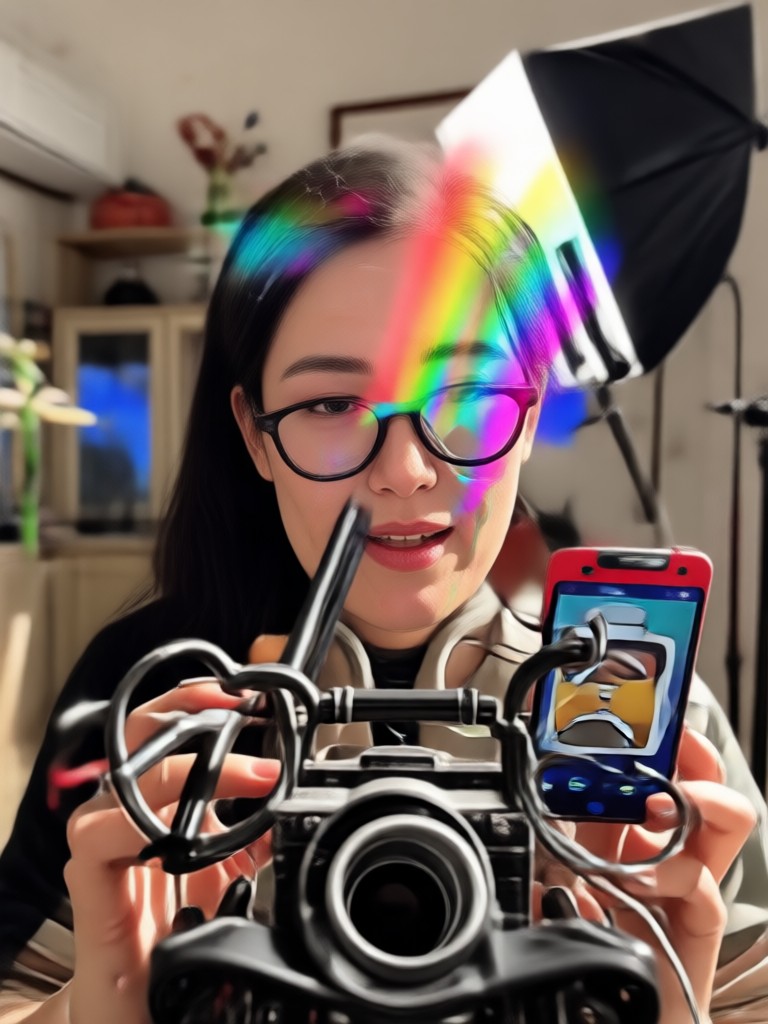 Faded vacation video with colors revived