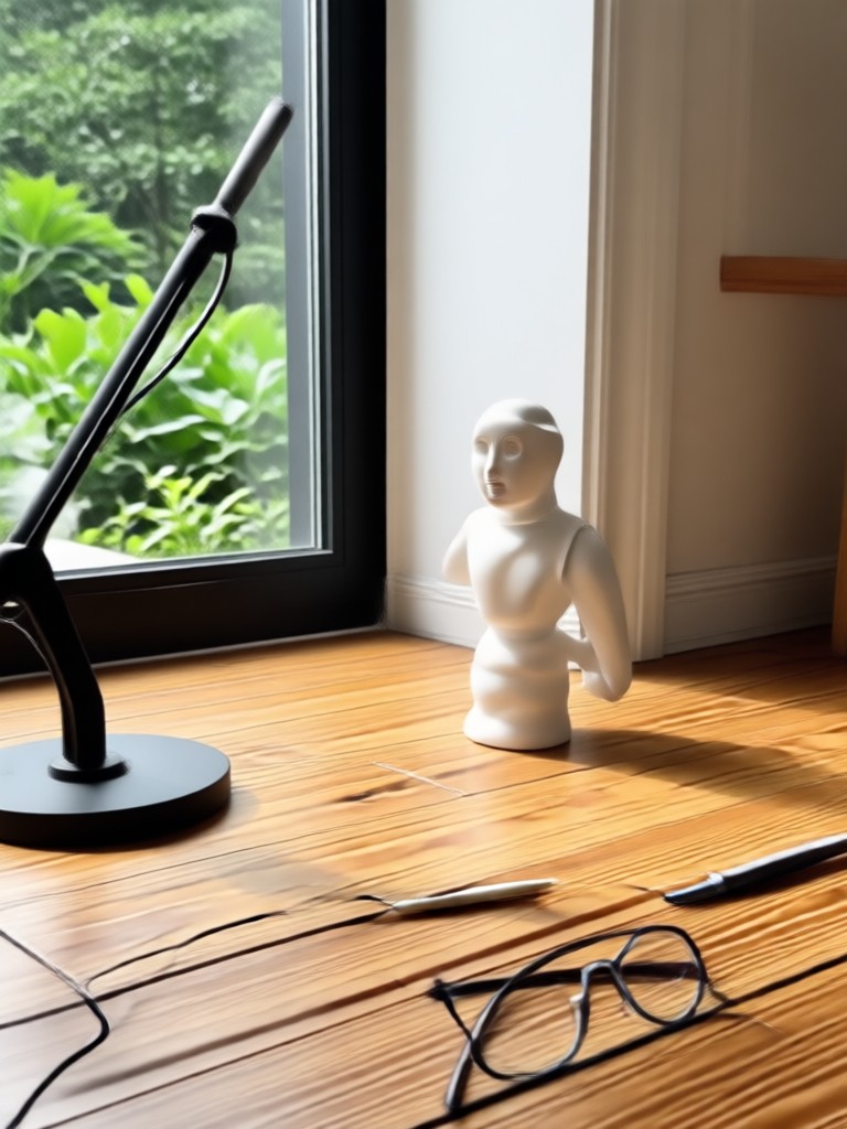Before: Photo with distracting object. After: Object removed cleanly