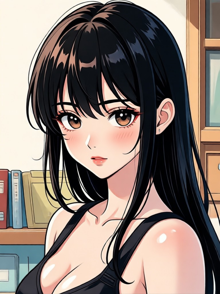 Gruppenfoto stilisiert als Manga-Titelbild