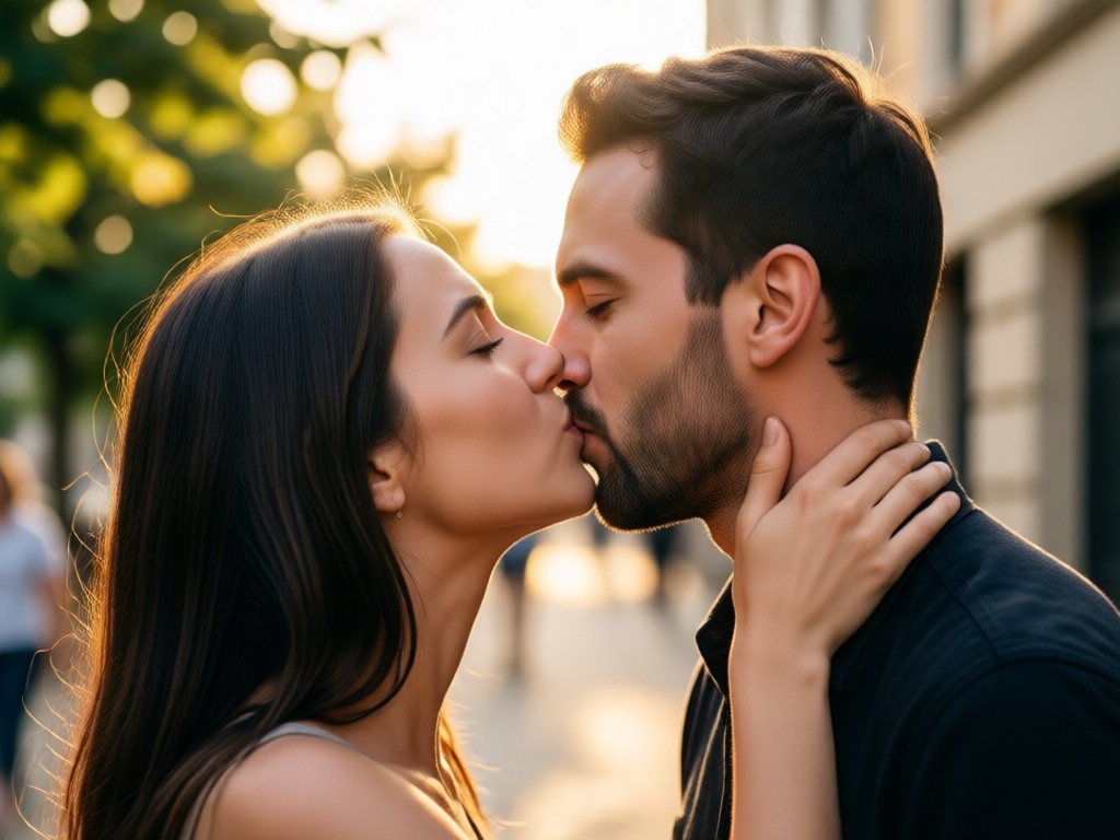 Demostración de la tecnología de beso multi-persona con IA