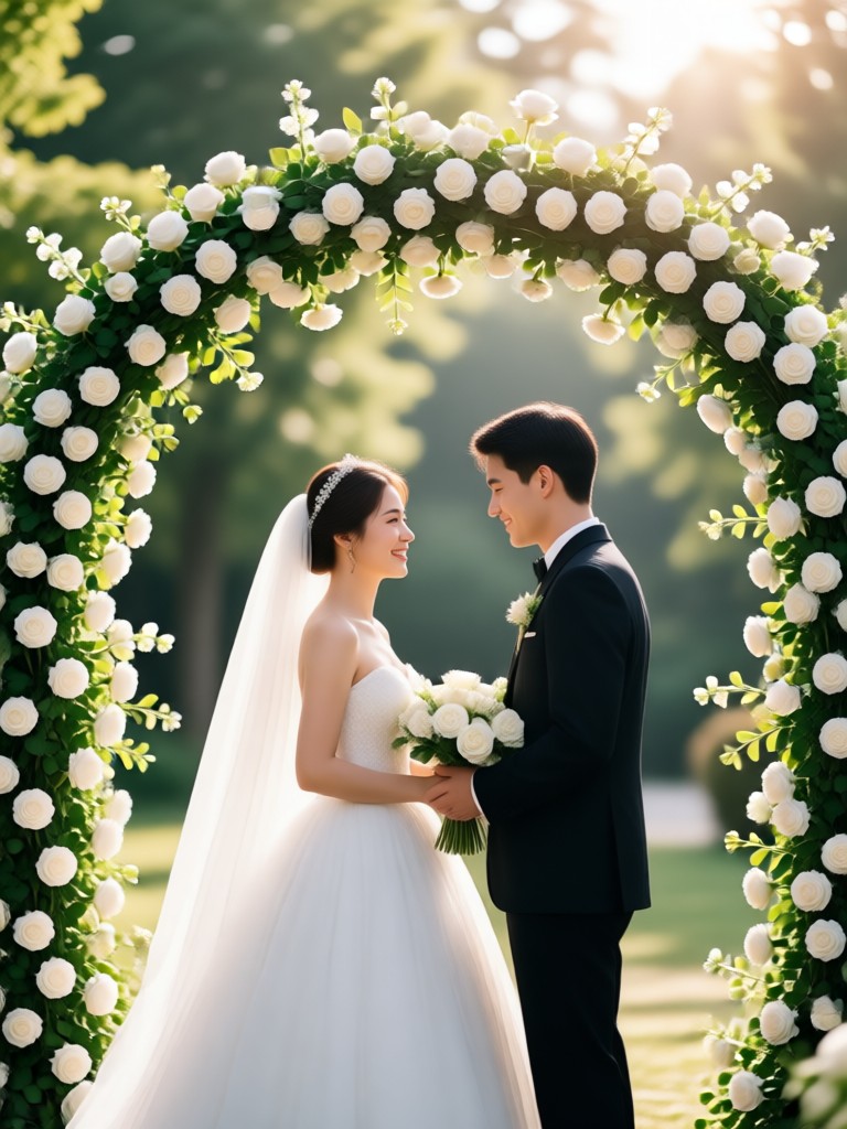 Elegant Black & White Wedding