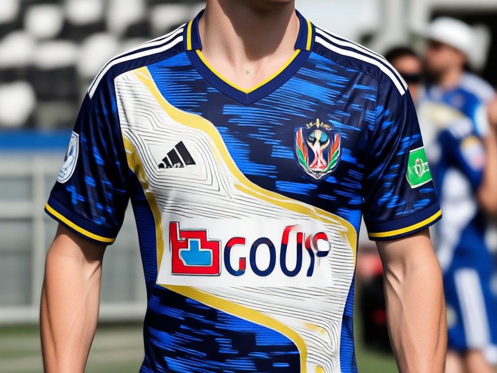 Galeria de vários designs de camisas de futebol