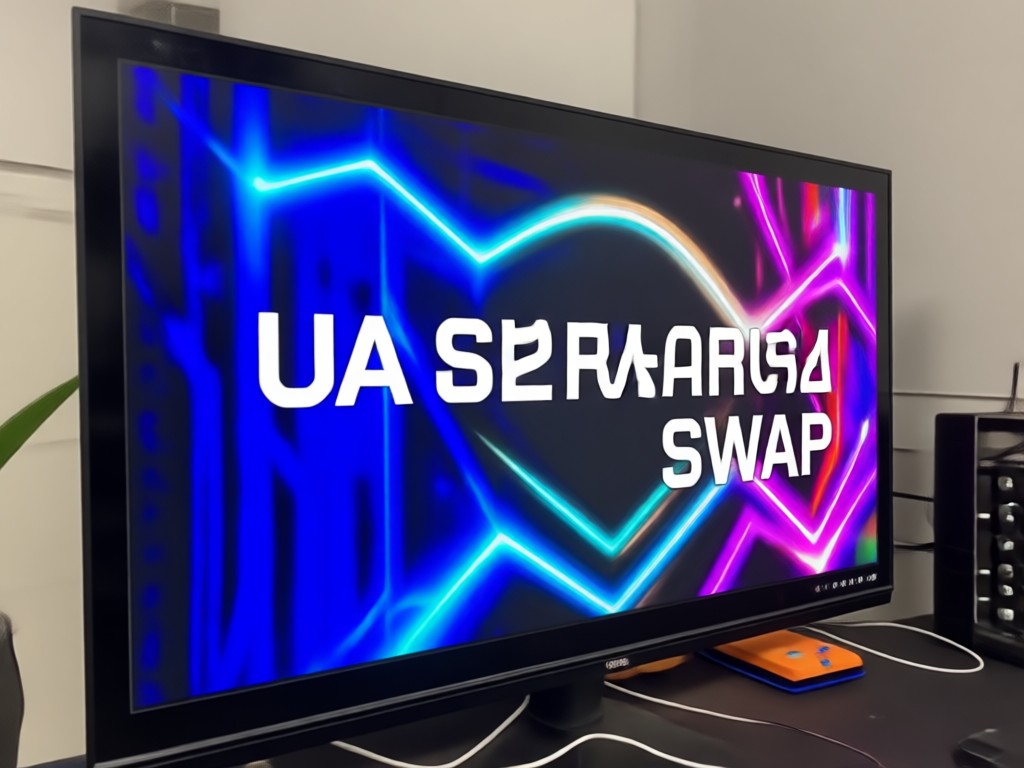 AI face swap in a group video scene