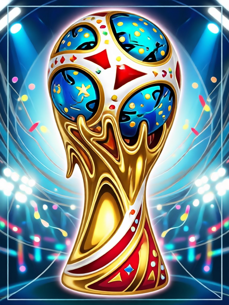Mobile phone showing the heyo app creating a World Cup profile picture