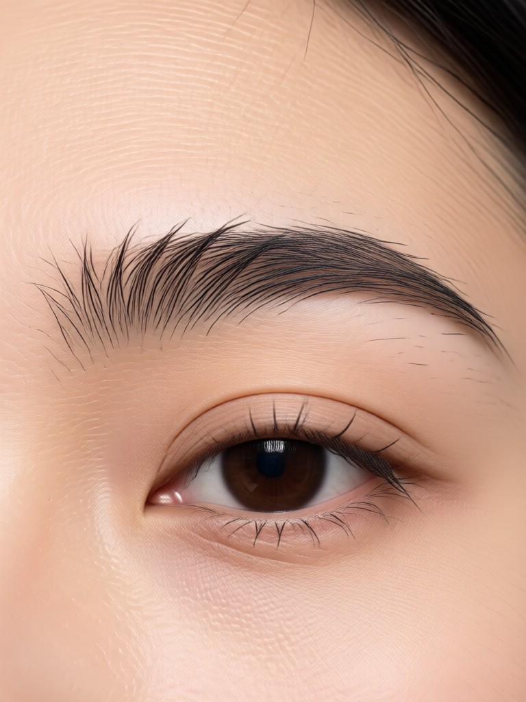 Over-plucked brows restored to full shape